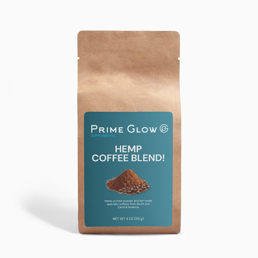 Prime Glow™ Hemp Coffee Blend - Medium Roast 4oz