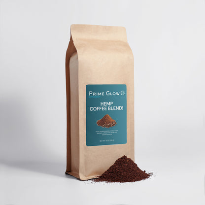 Prime Glow™ Hemp Coffee Blend - Medium Roast 16oz