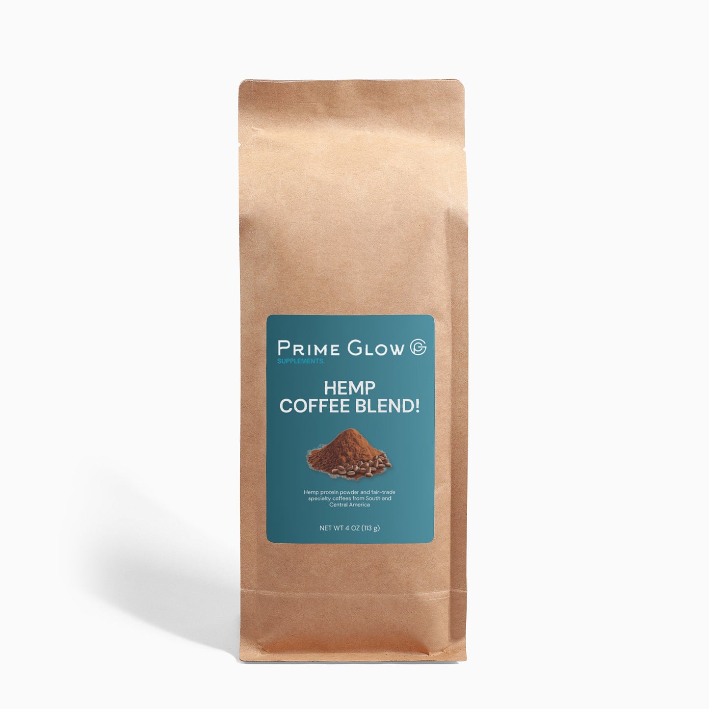 Prime Glow™ Hemp Coffee Blend - Medium Roast 16oz