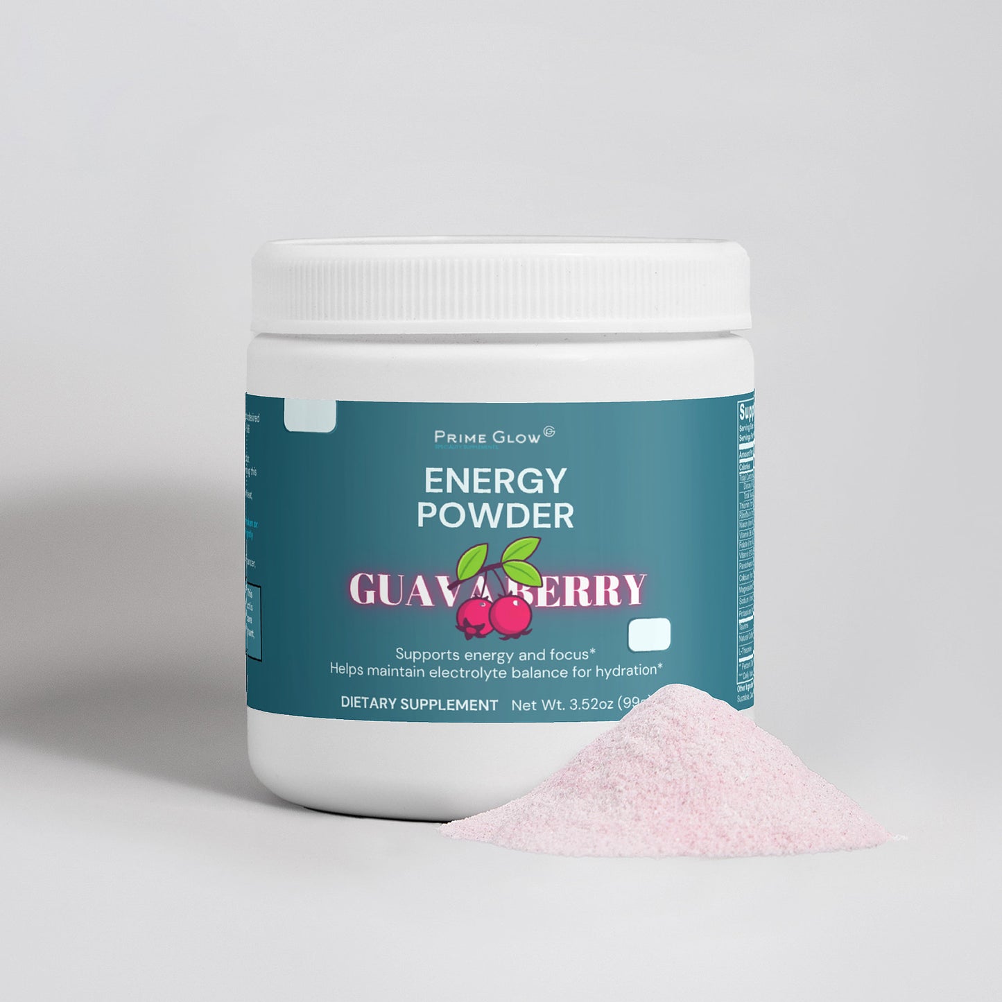 Prime Glow™ Energy Powder (Guava Berry)