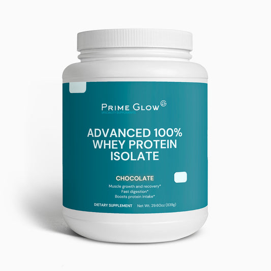 Prime Glow™ Advanced 100% Whey Protein Isolate (Chocolate)