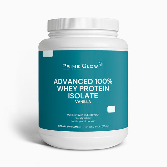 Prime Glow™ Advanced 100% Whey Protein Isolate (Vanilla)